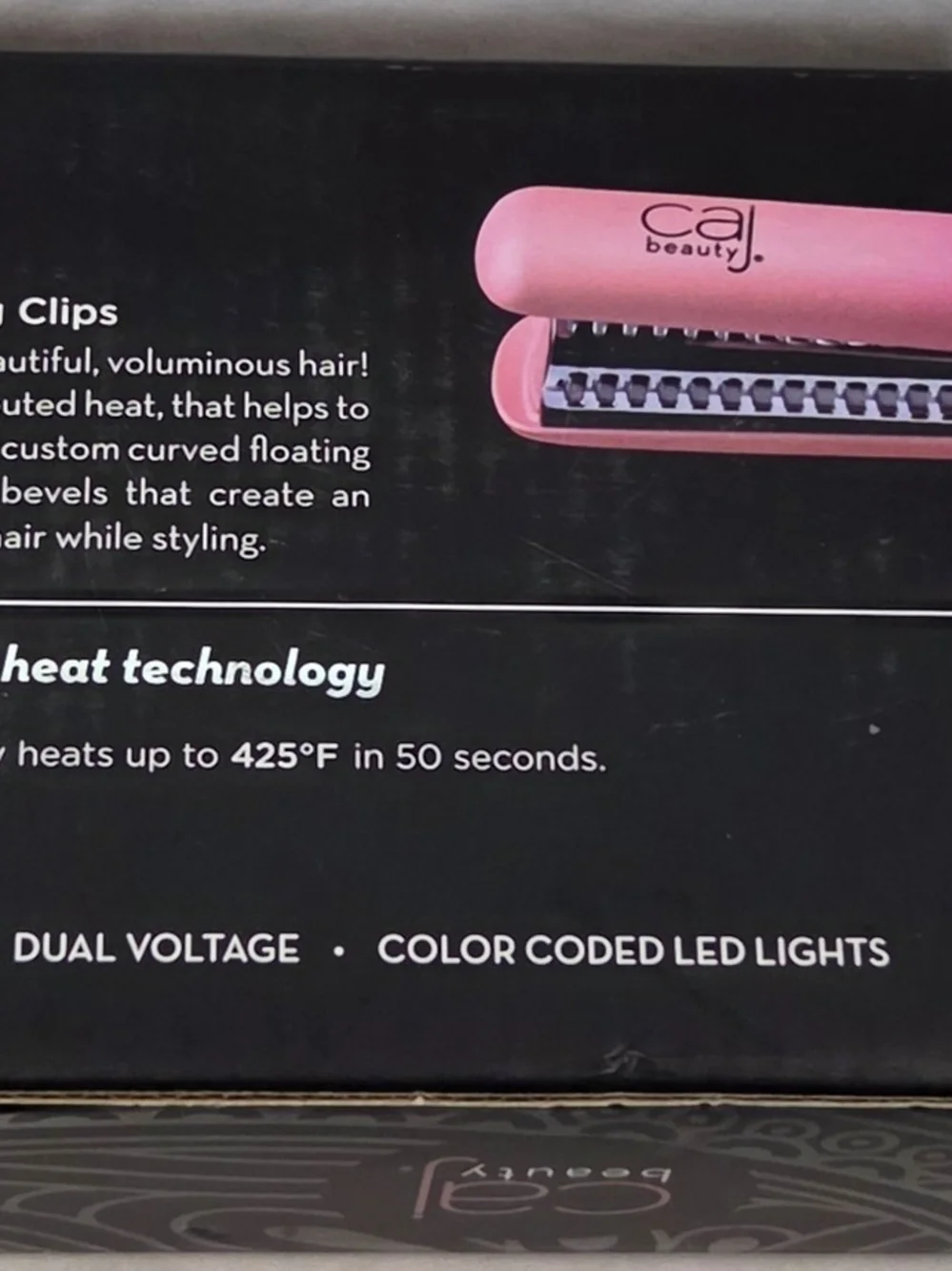Professional Pink Clip & Bend Styler with Thermatru Technology